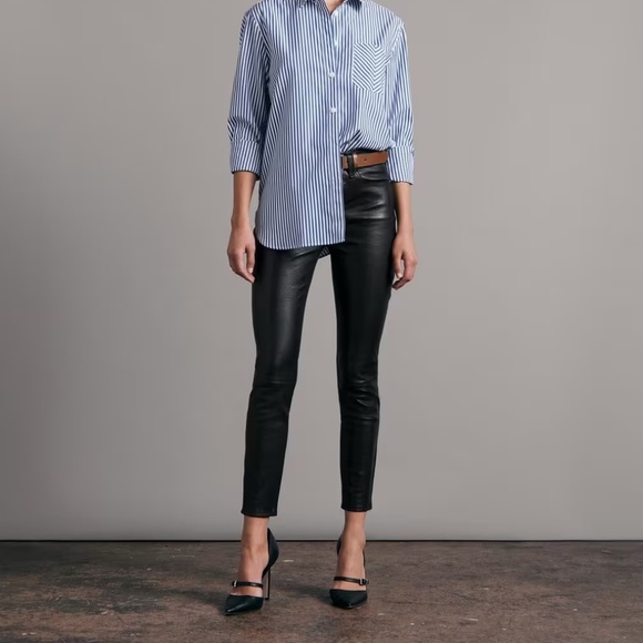 Rag & Bone Leather Pant - Picture 1 of 1